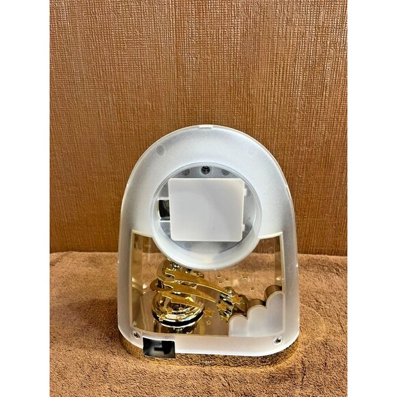 VTG Rhythm Gold Rotating Pendulum Space Mantel Clock 4SG607 Stars Celestial-read - Picture 6 of 10